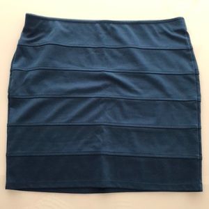 Blue bandage skirt